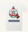 Netball Christmas Bauble Personalised Christmas T-Shirt and Hoodie