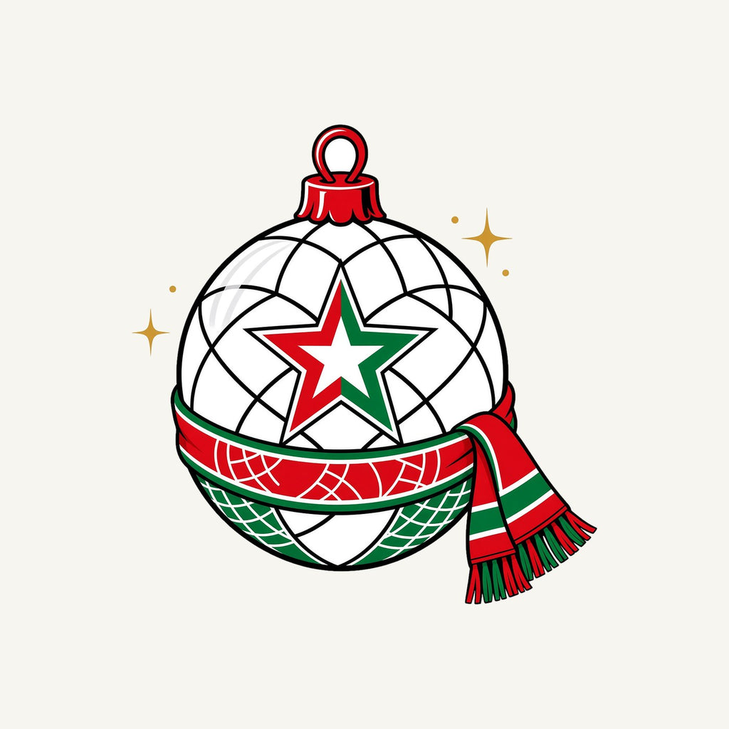 Netball Christmas Bauble Personalised Santa Sack