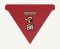 Nice List German Shepherd Personalised Christmas Dog Bandana
