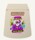 Nineties Fluro Rave Santa Personalised Santa Sack