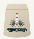 Nordic Candle And Pine Personalised Santa Sack