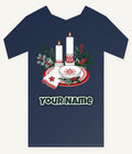 Nordic Candles And Table Setting Personalised Kids Tee and Baby Bodysuit