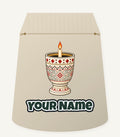 Nordic Folk Candle Cup Personalised Santa Sack