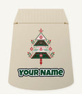 Nordic Folk Christmas Tree Personalised Santa Sack