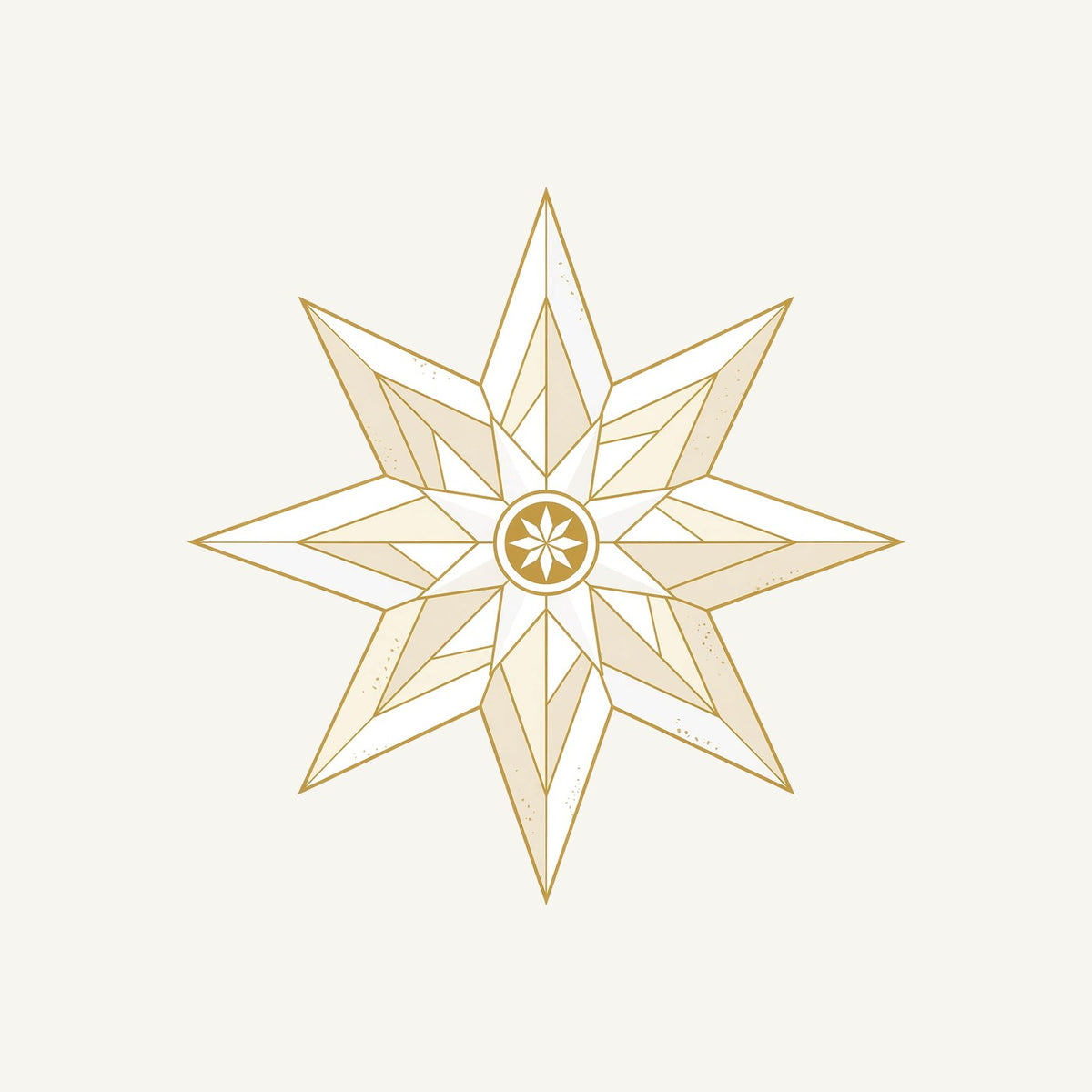Nordic Gold Star Personalised Kids Tee and Baby Bodysuit