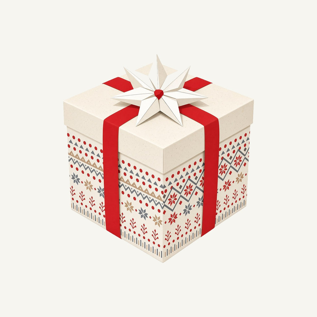 Nordic Patterned Gift Box Personalised Kids Tee and Baby Bodysuit