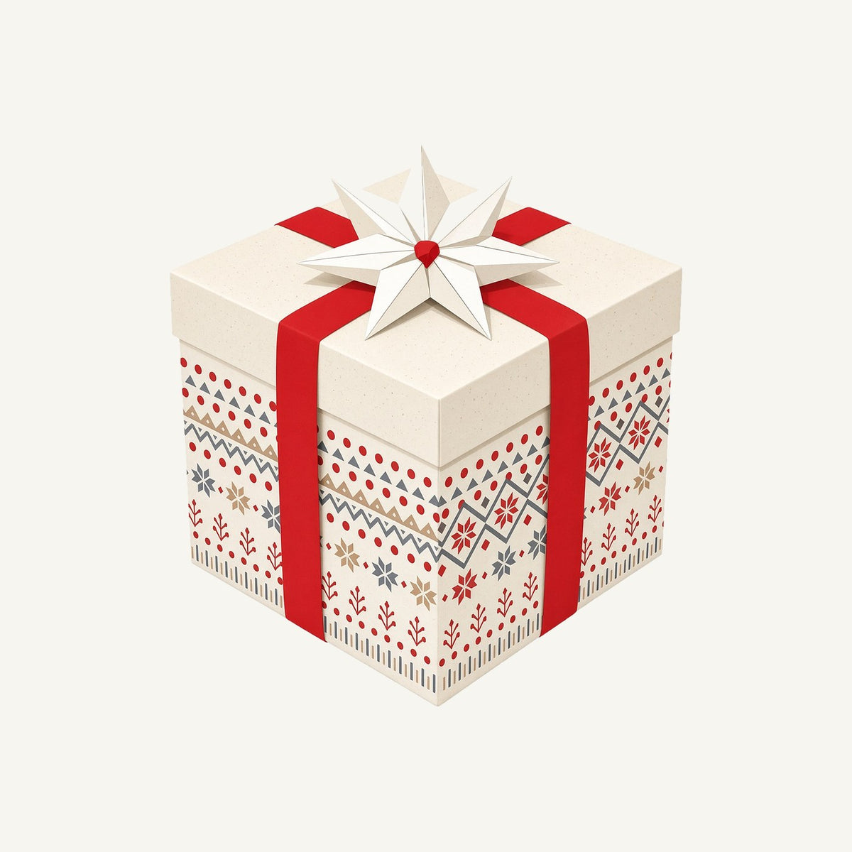 Nordic Patterned Gift Box Personalised Kids Tee and Baby Bodysuit