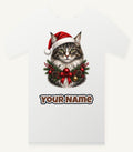 Norwegian Forest Cat Christmas Personalised Christmas T-Shirt and Hoodie