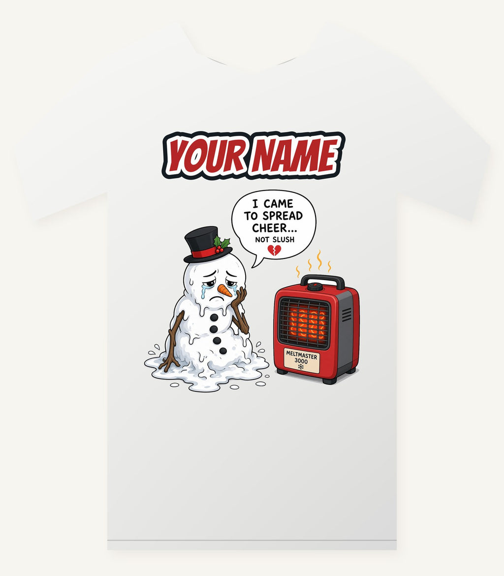 Not Slush Personalised Christmas T-Shirt and Hoodie
