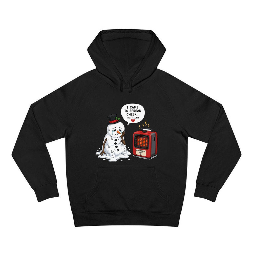 Not Slush personalised Christmas hoodie in black