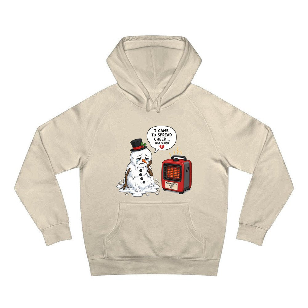 Not Slush personalised Christmas hoodie in sand