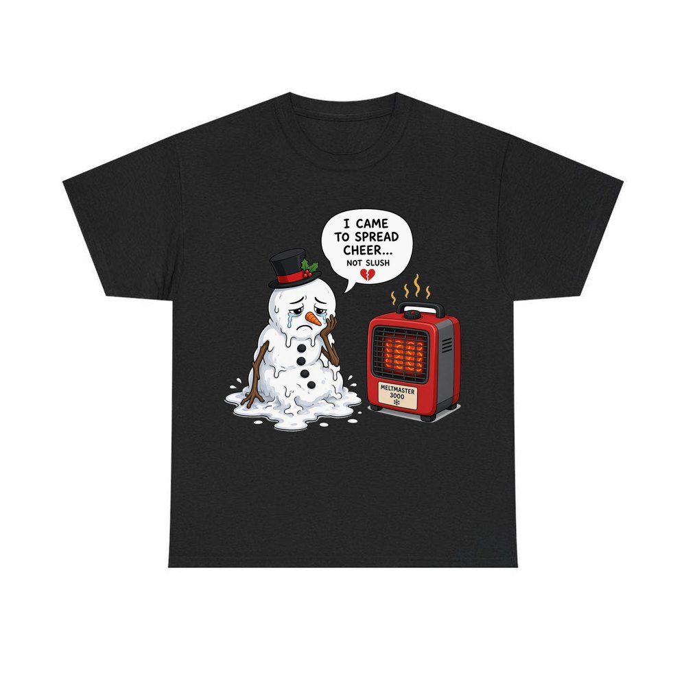 Not Slush personalised Christmas T-shirt in black