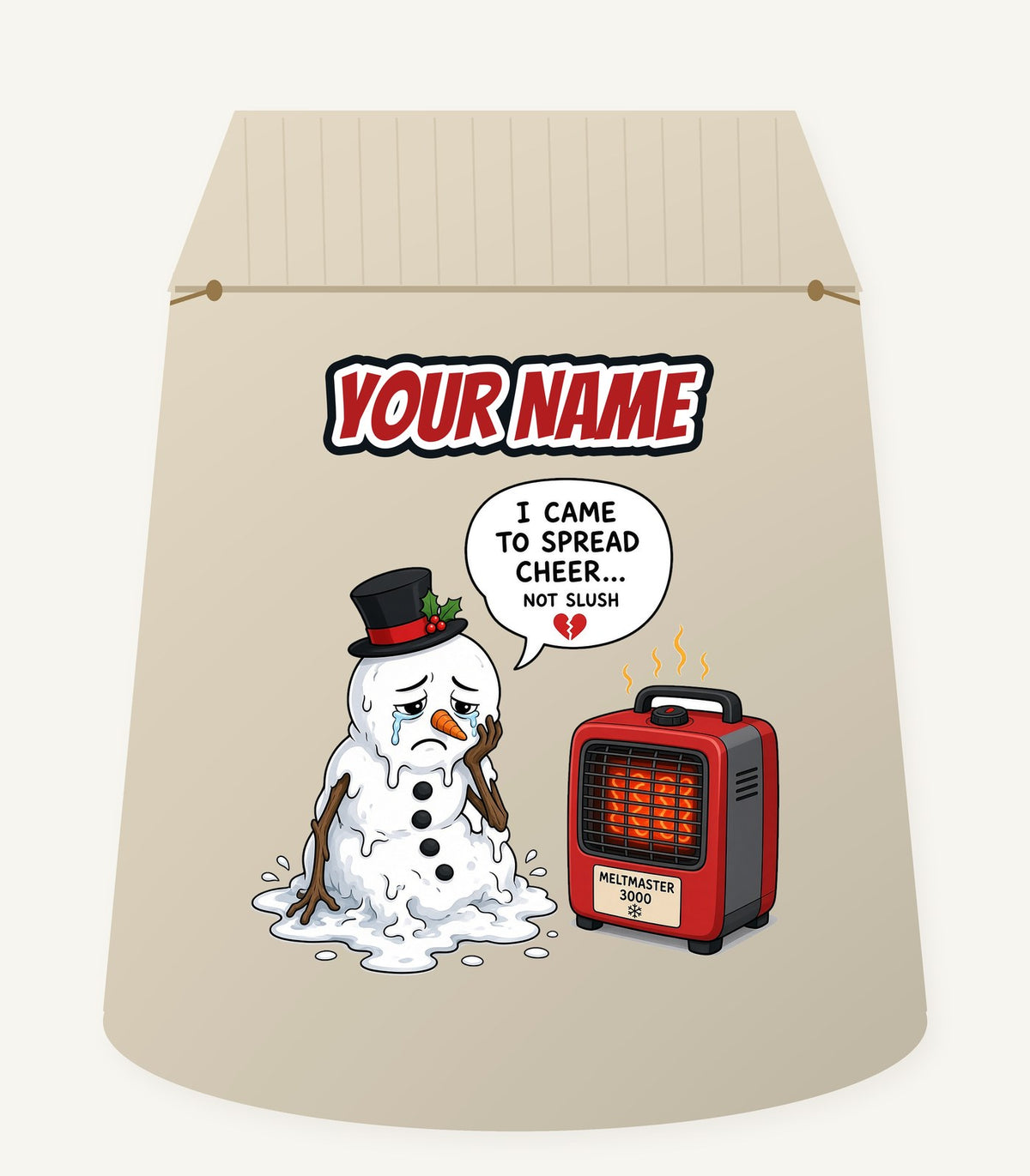 Not Slush Personalised Santa Sack