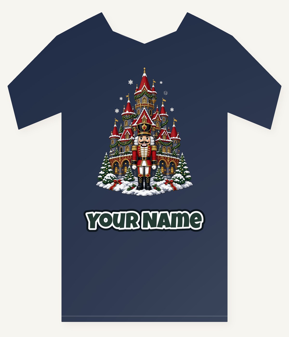 Nutcracker at the Castle Personalised Kids Tee and Baby Bodysuit