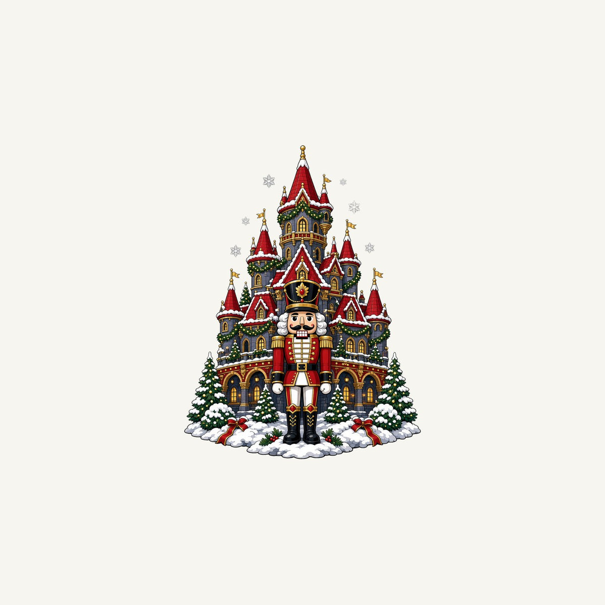 Nutcracker at the Castle Personalised Christmas Mug