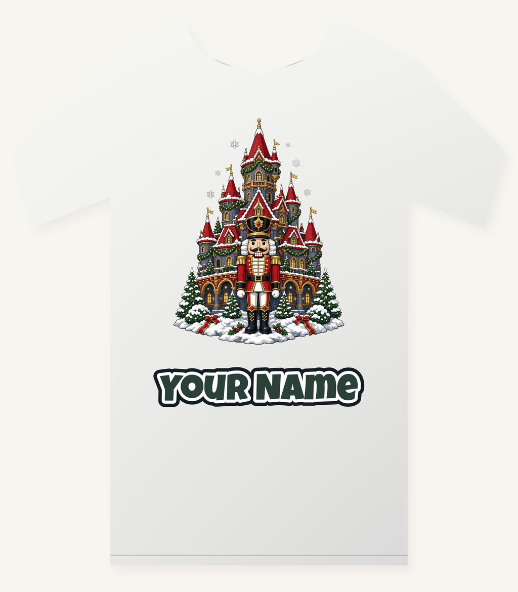 Nutcracker at the Castle Personalised Christmas T-Shirt and Hoodie