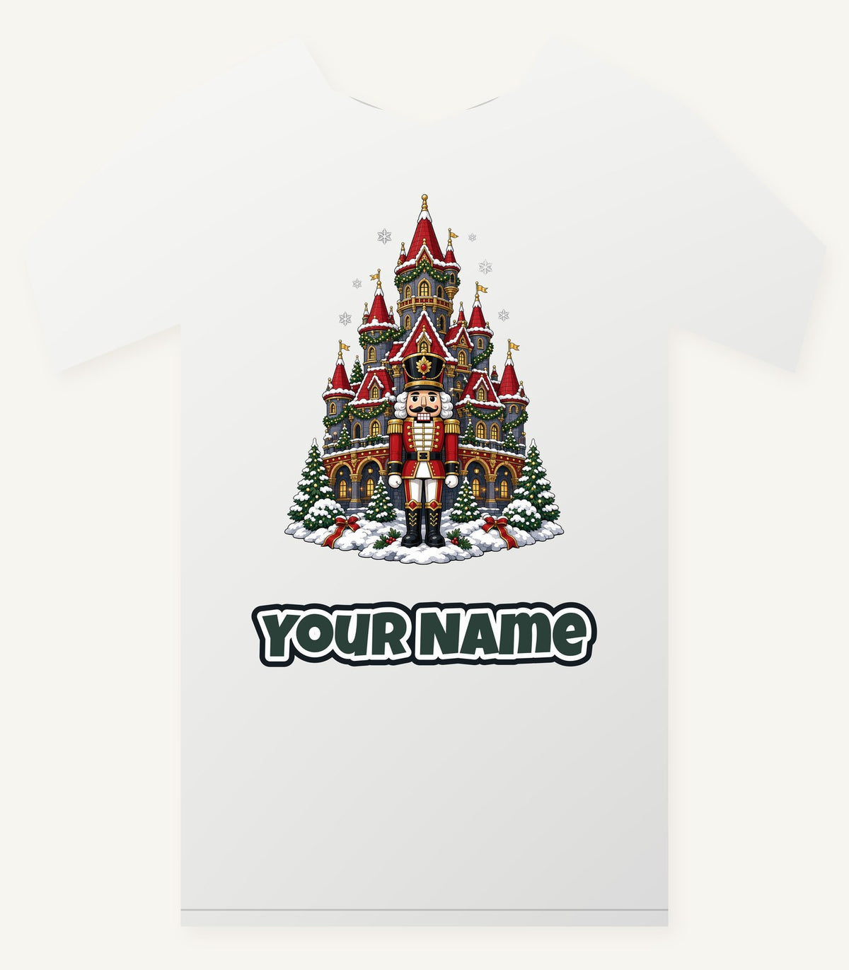 Nutcracker at the Castle Personalised Christmas T-Shirt and Hoodie
