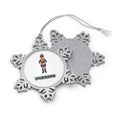 Nutcracker Drummer Soldier Personalised Pewter Christmas Ornament