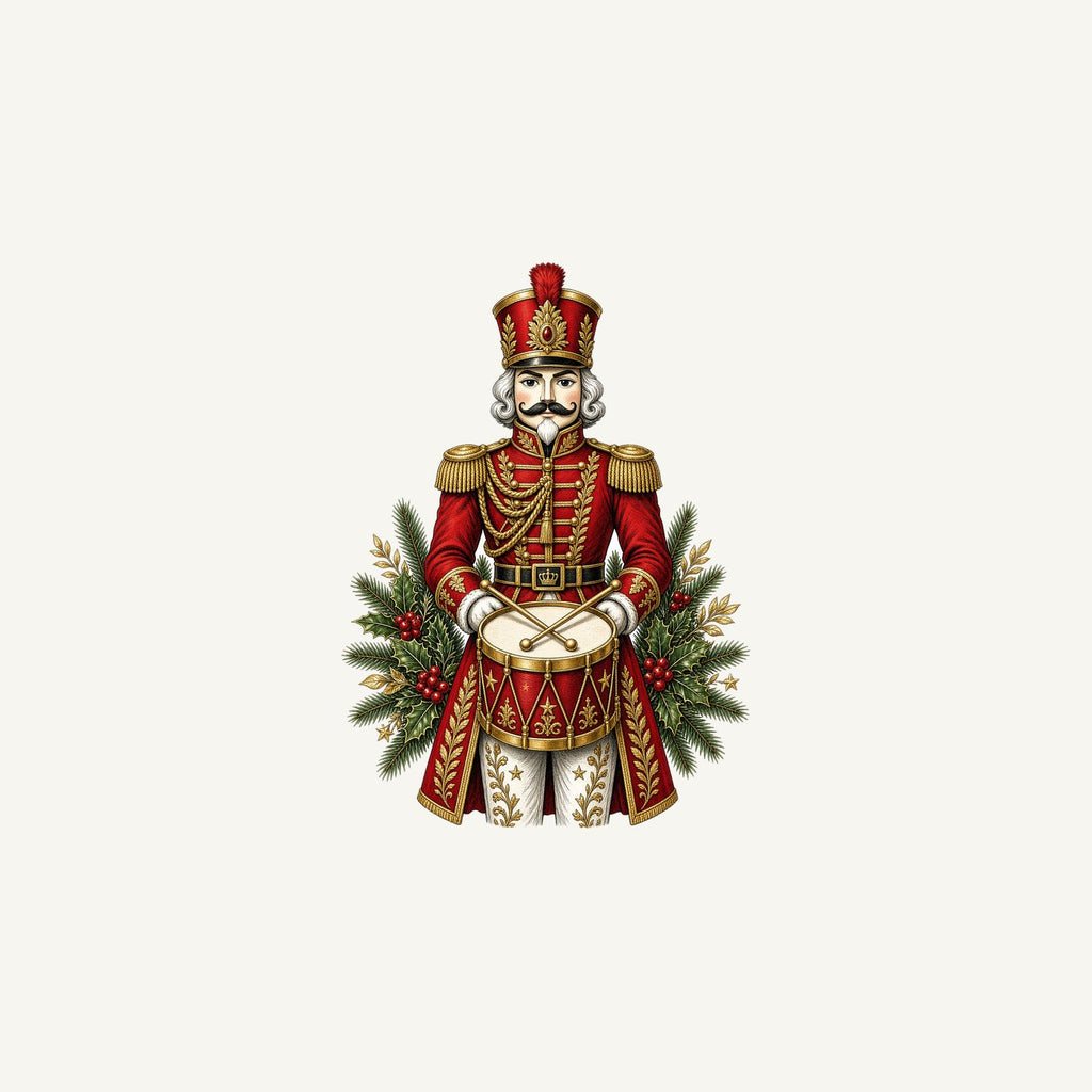 Nutcracker Drummer Soldier Personalised Christmas Mug