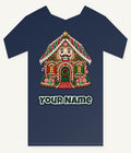 Nutcracker Gingerbread House Personalised Kids Tee and Baby Bodysuit