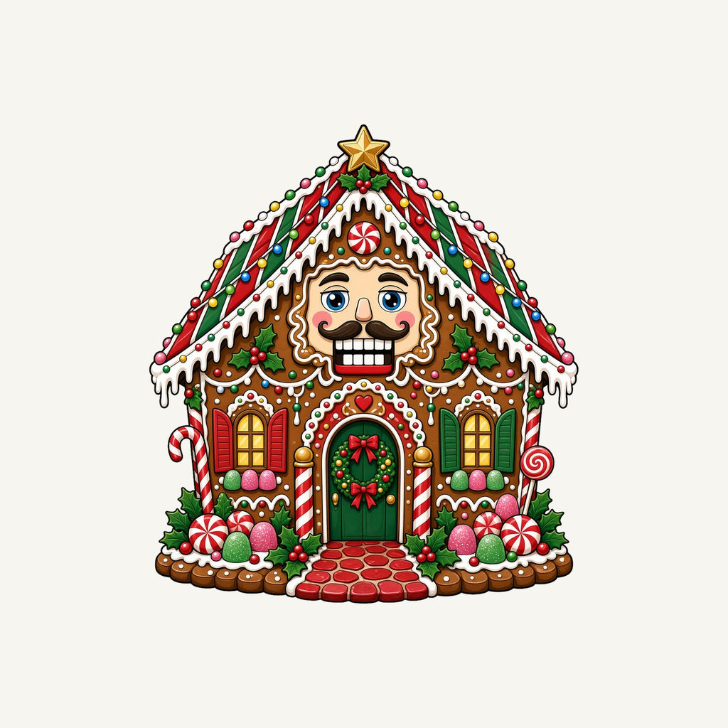 Nutcracker Gingerbread House Personalised Kids Tee and Baby Bodysuit