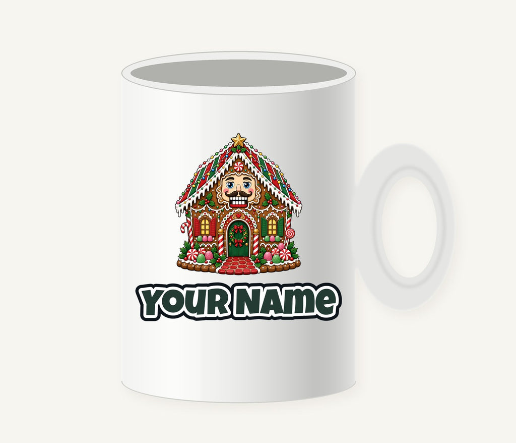Nutcracker Gingerbread House Personalised Christmas Mug