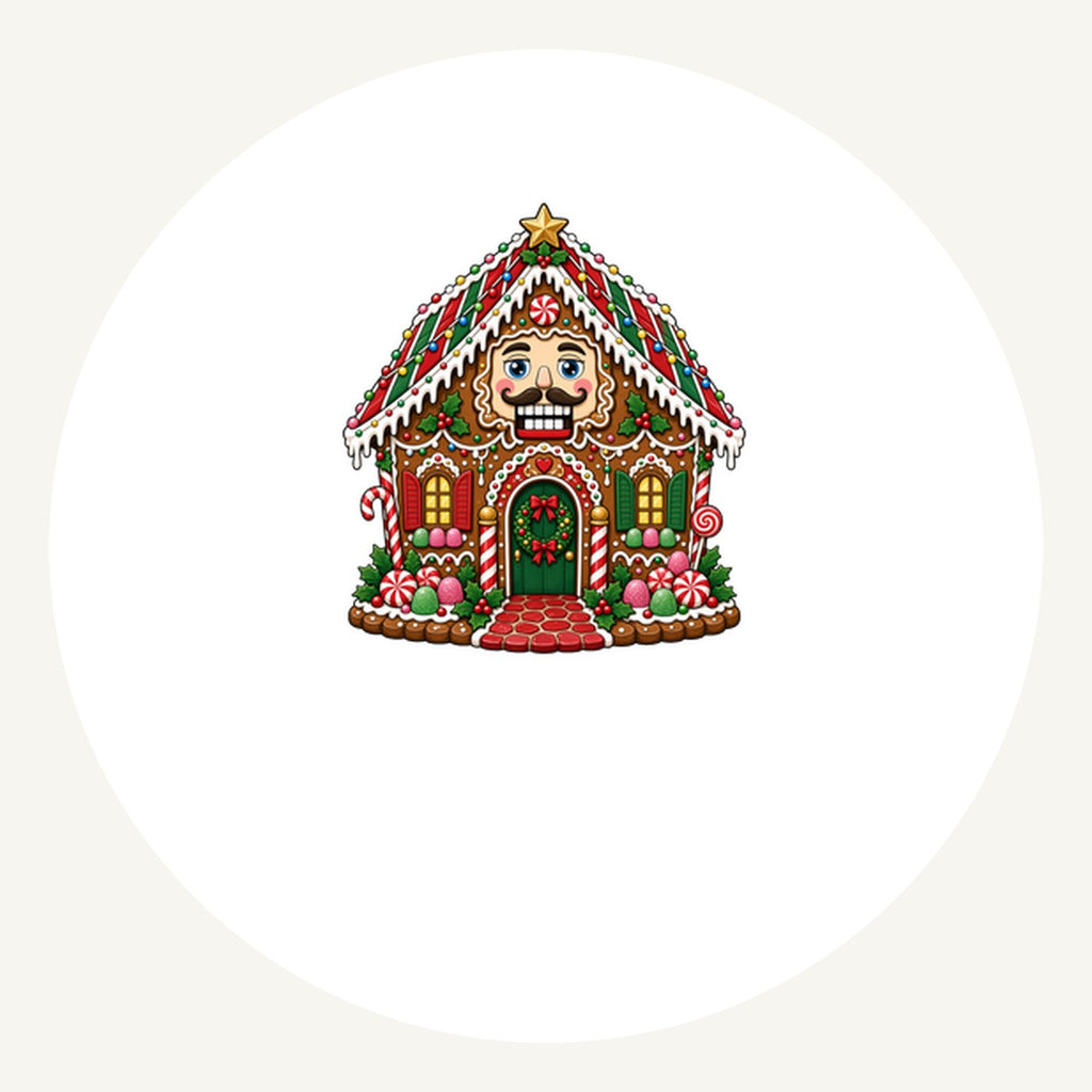 Nutcracker Gingerbread House Personalised Pewter Christmas Ornament