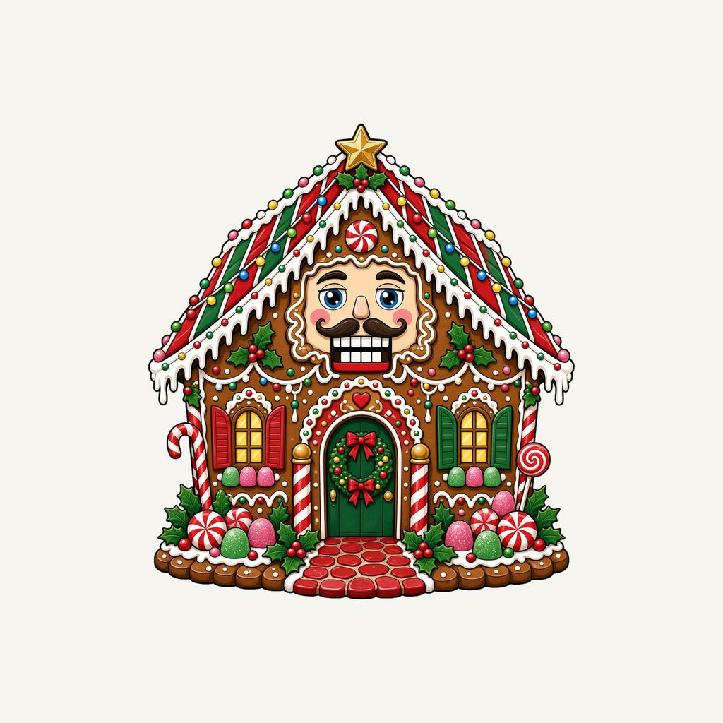 Nutcracker Gingerbread House Personalised Christmas T-Shirt and Hoodie