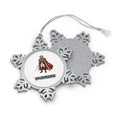 Nutcracker Prince with Sword Personalised Pewter Christmas Ornament
