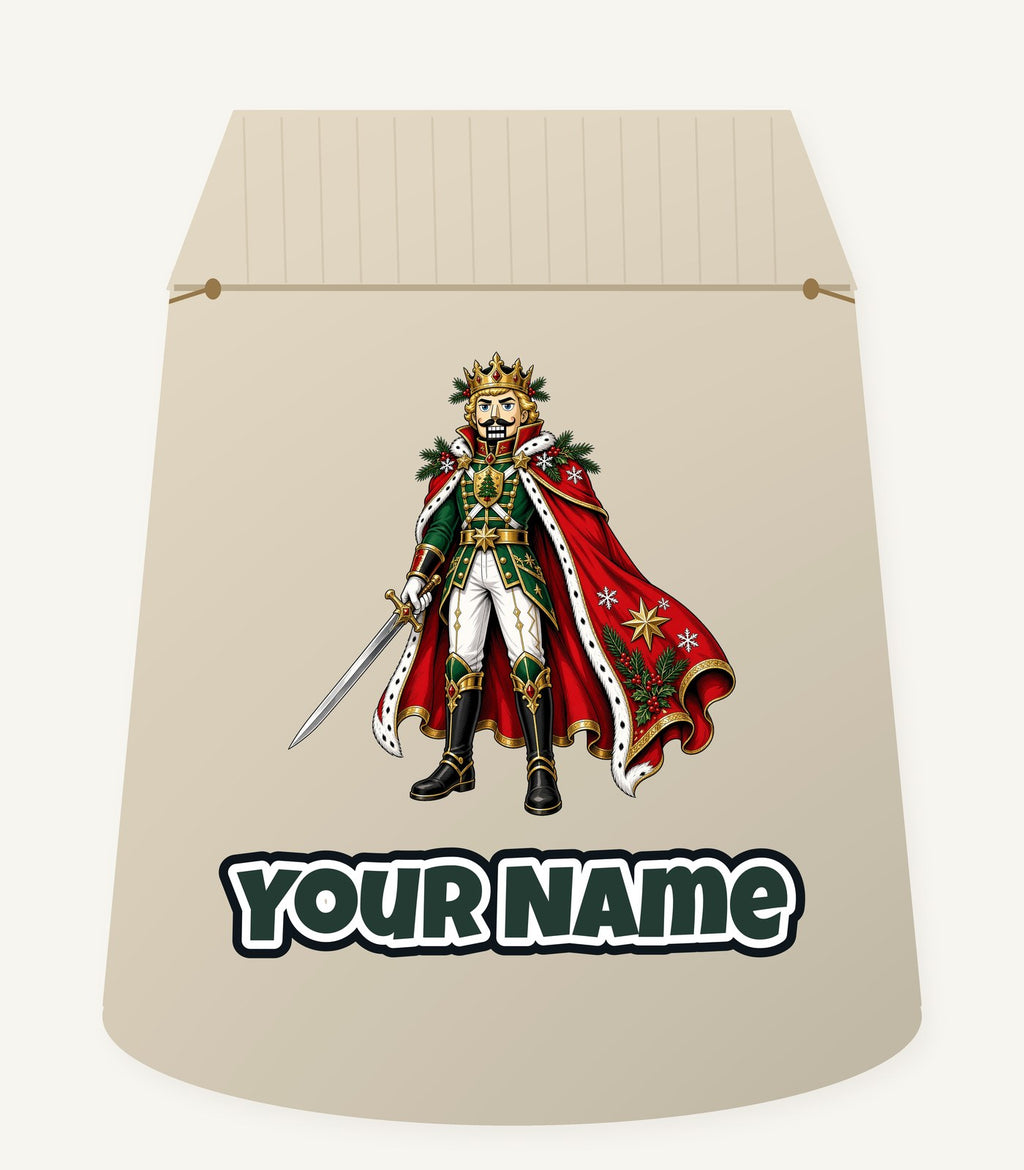 Nutcracker Prince with Sword Personalised Santa Sack