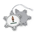 Nutcracker Soldier and Drum Personalised Pewter Christmas Ornament