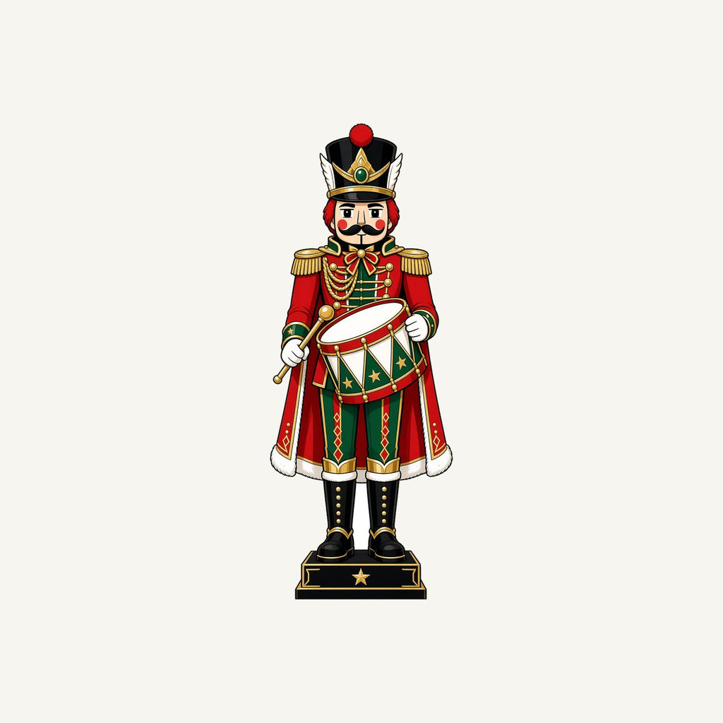 Nutcracker Soldier and Drum Personalised Santa Sack