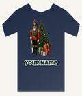 Nutcracker Soldier and Presents Personalised Kids Tee and Baby Bodysuit
