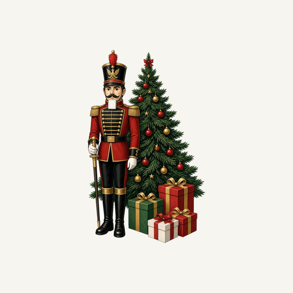 Nutcracker Soldier and Presents Personalised Santa Sack