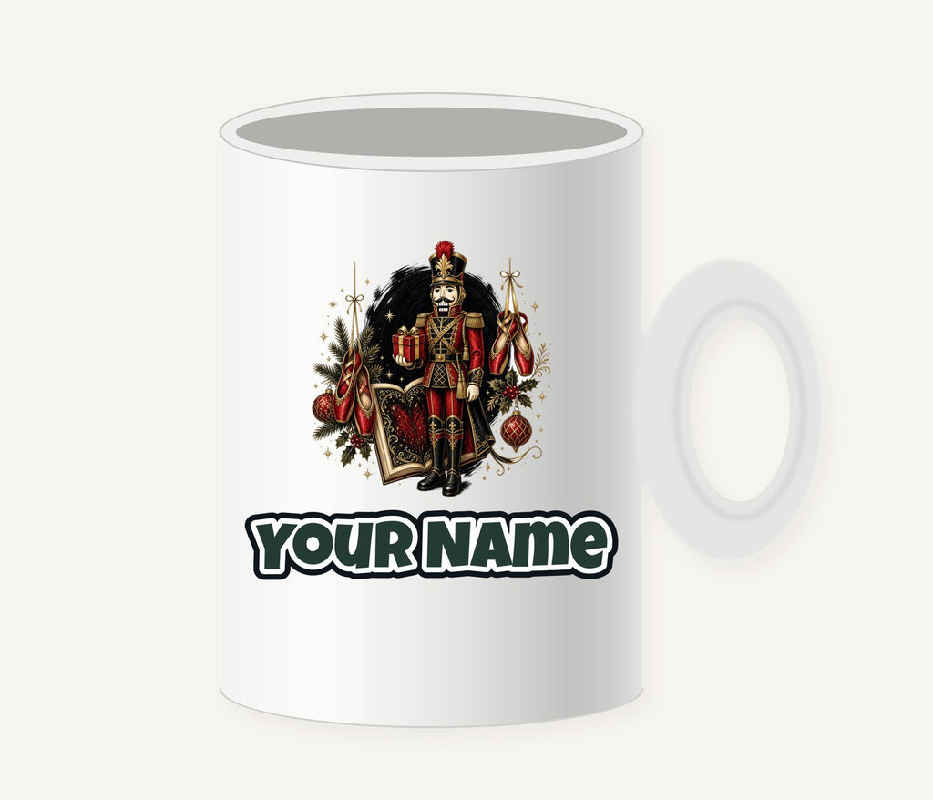 Nutcracker Storybook Soldier Personalised Christmas Mug