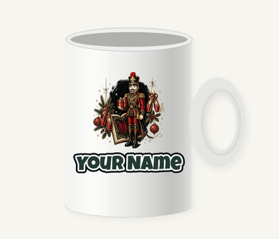 Nutcracker Storybook Soldier Personalised Christmas Mug