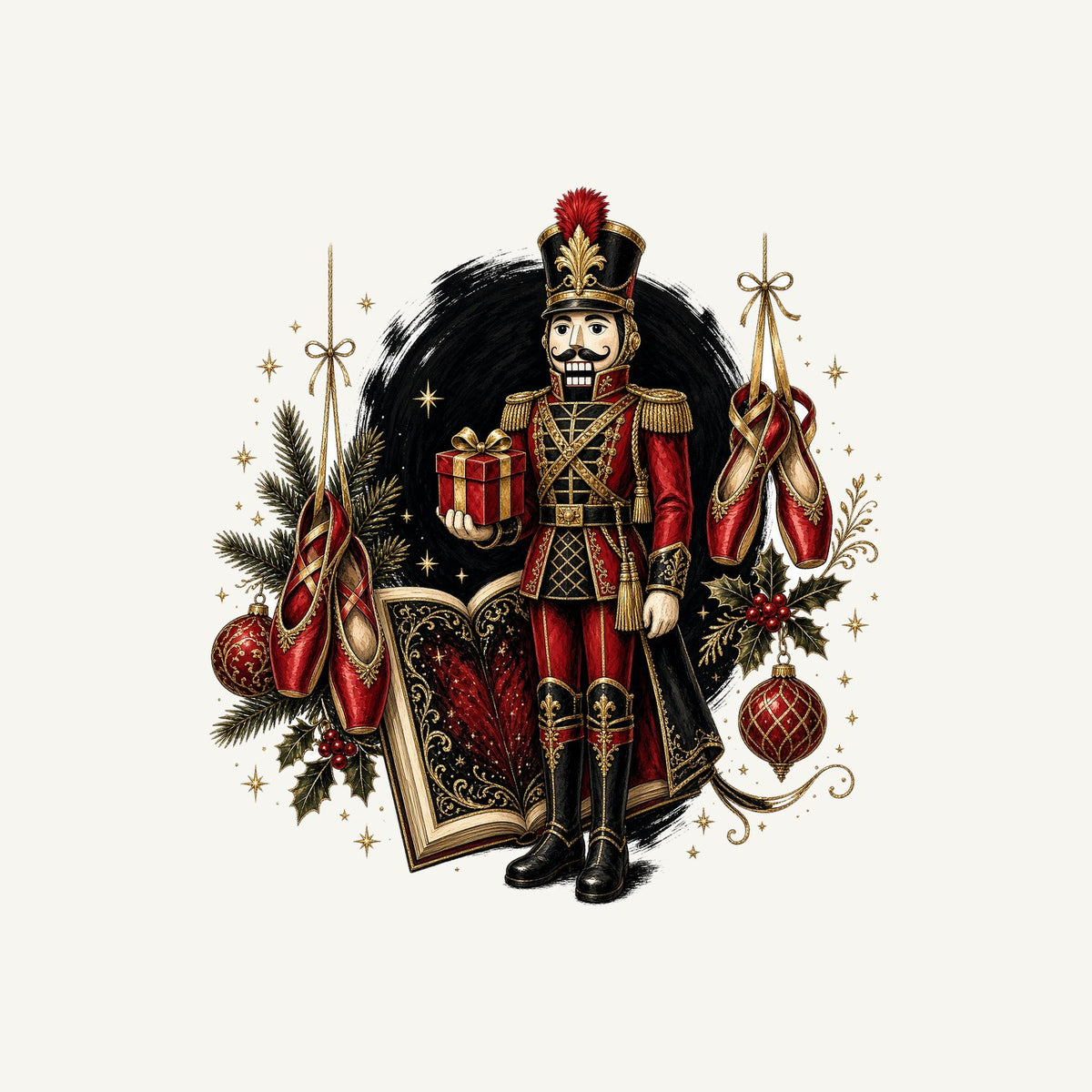 Nutcracker Storybook Soldier Personalised Santa Sack