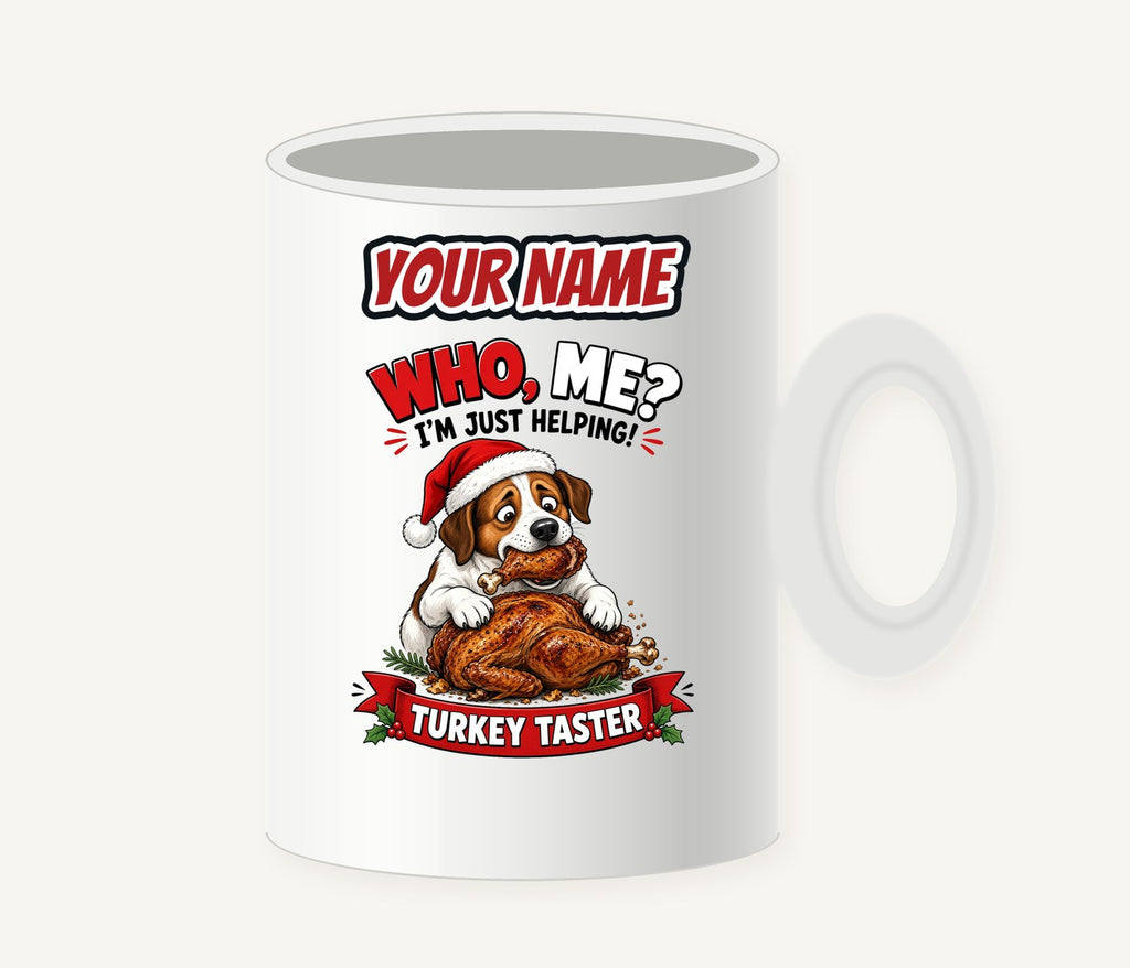 Official Turkey Taster Personalised Christmas Mug