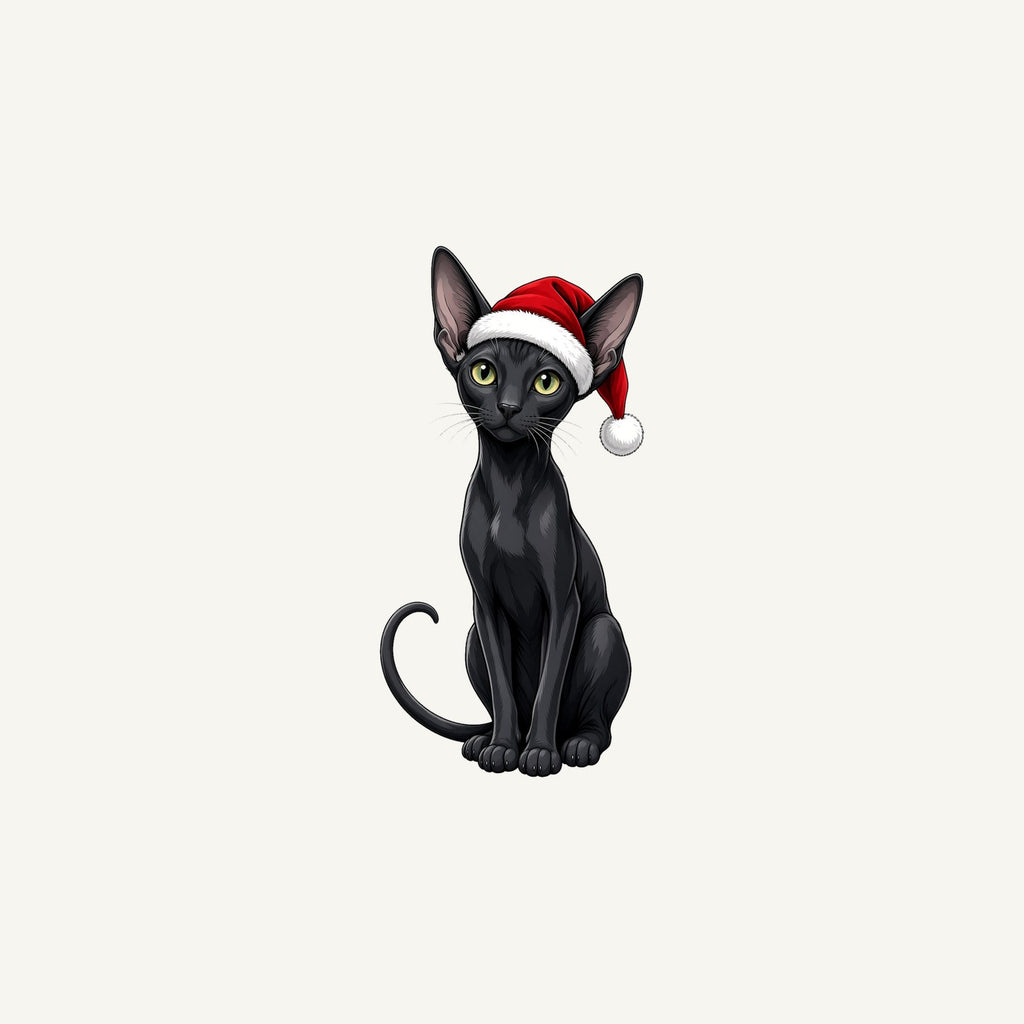 Oriental Shorthair Christmas Personalised Christmas Mug