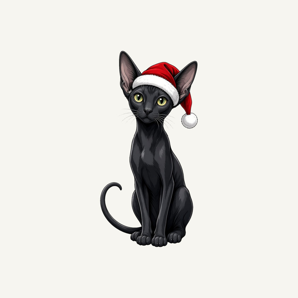 Oriental Shorthair Christmas Personalised Christmas T-Shirt and Hoodie
