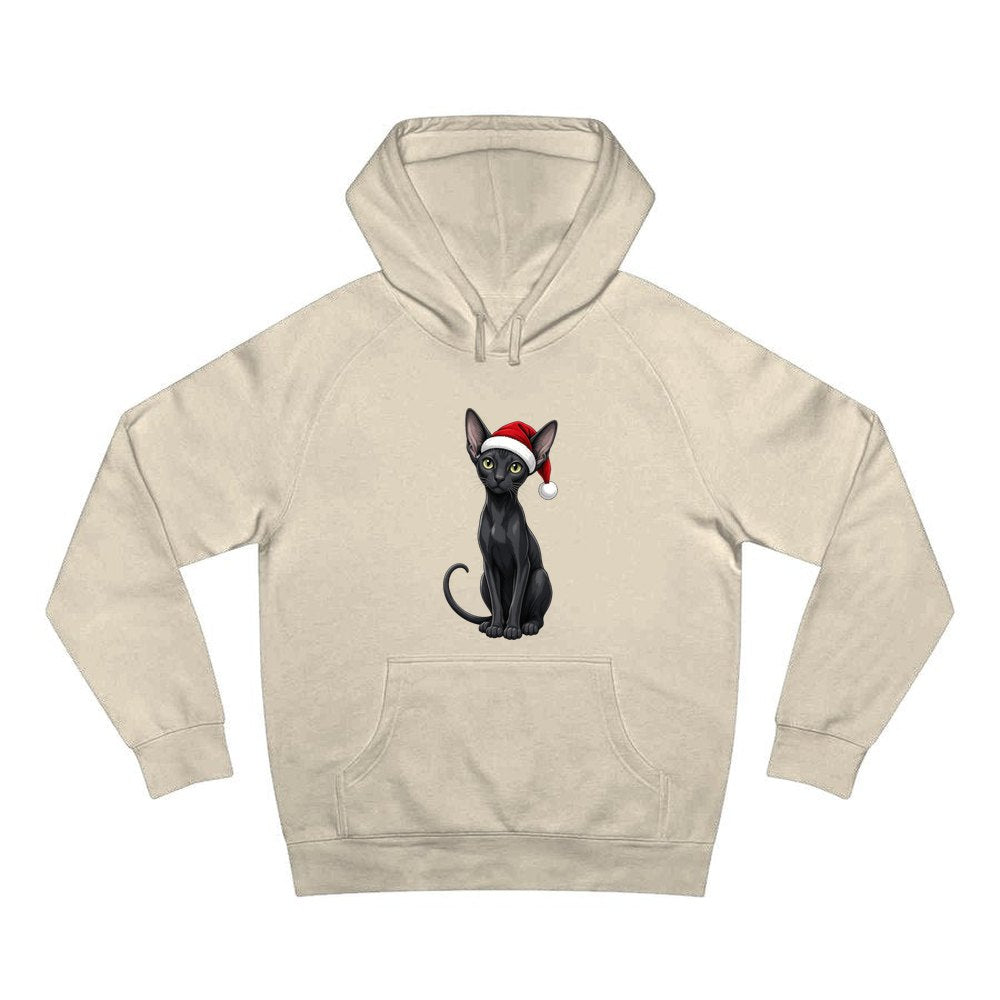 Oriental Shorthair personalised Christmas hoodie in sand