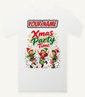 Party Elves With Bubbly Personalised Christmas T-Shirt and Hoodie