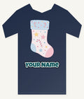 Pastel Baby Stocking Personalised Kids Tee and Baby Bodysuit