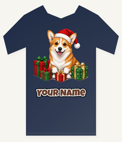 Pembroke Welsh Corgi Personalised Kids Tee and Baby Bodysuit
