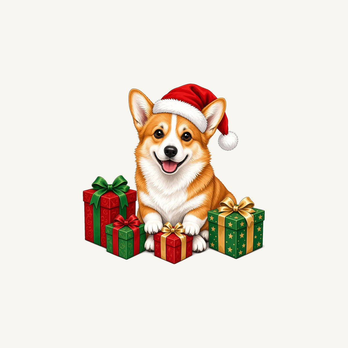 Pembroke Welsh Corgi Christmas Personalised Christmas Mug
