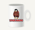 Penguin in a Bad Jumper Personalised Christmas Mug