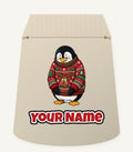 Penguin in a Bad Jumper Personalised Santa Sack