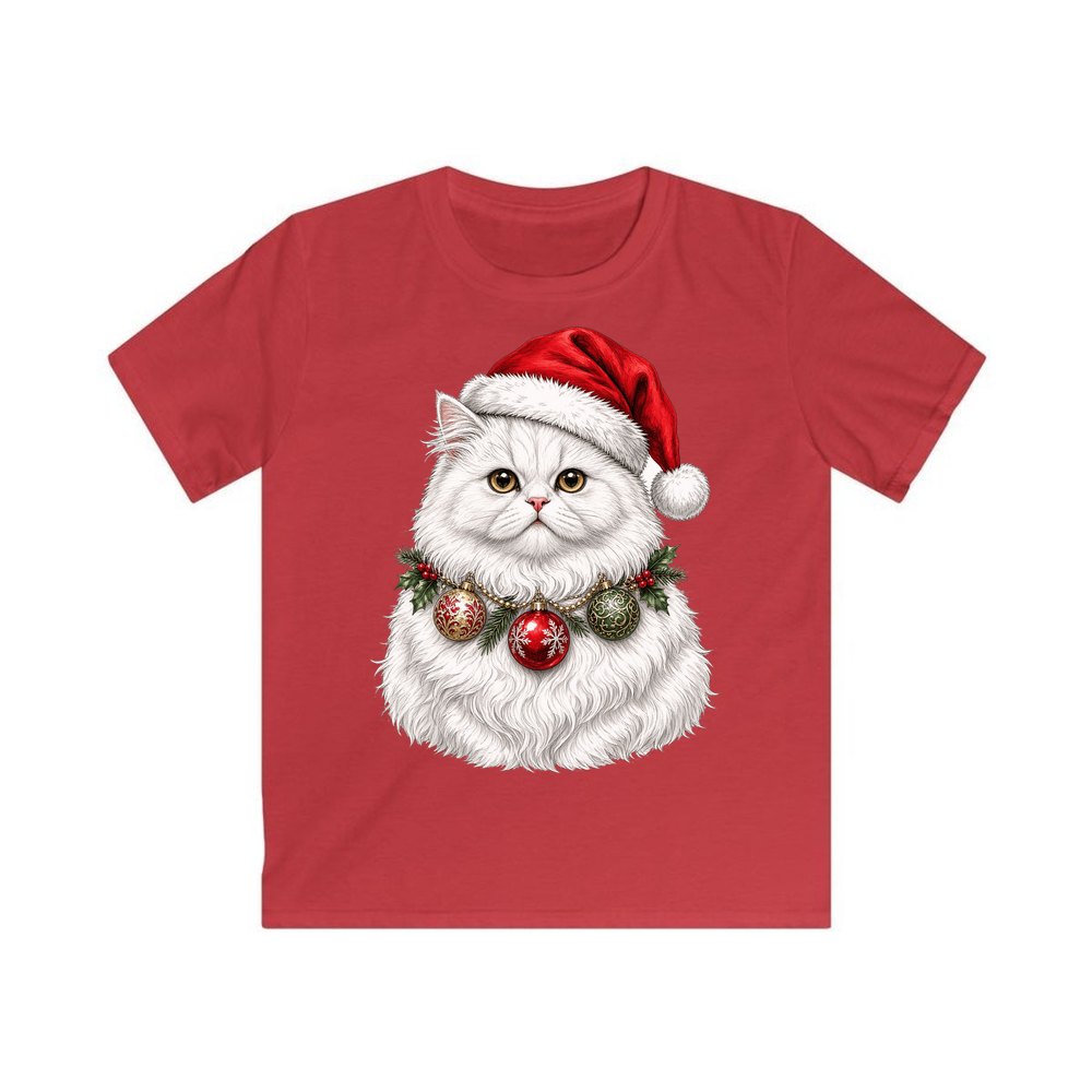Persian personalised kids Christmas tee in red