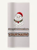 Persian Christmas Personalised Beach Towel