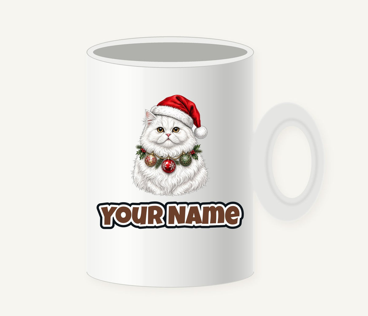 Persian Christmas Personalised Christmas Mug
